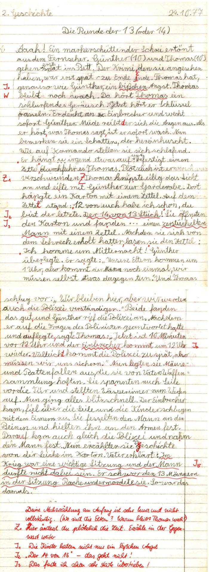 Aufsatz aus der Grundschule