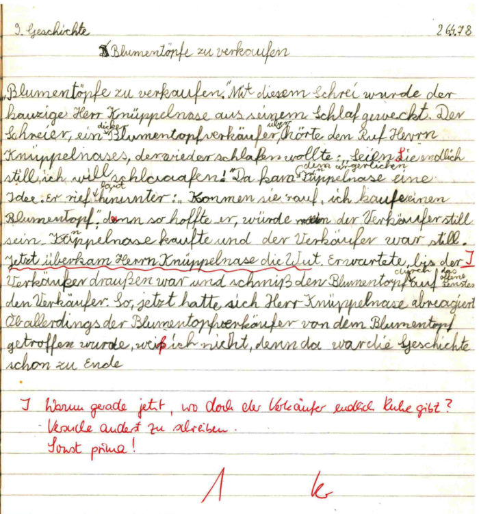 Wie Schreibt Man Eine Aufsatz „Das finde ich schon sehr stark übertrieben!“ (Meine Aufsätze aus der