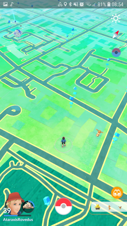 Screenshot Pokémon Go