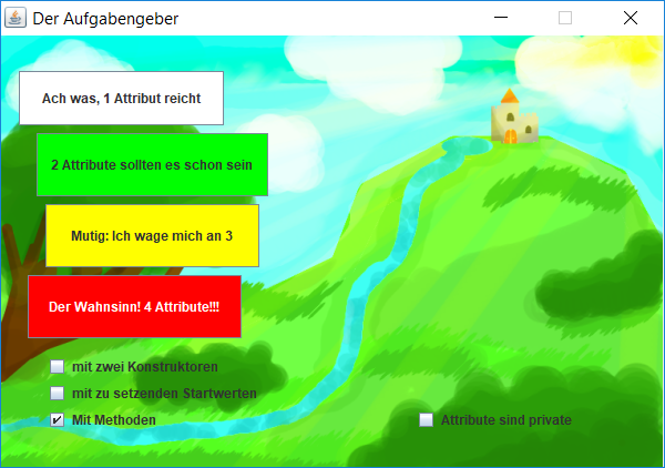 Der Java-Klassendiagramm-Implementierungs-Aufgaben-Generator