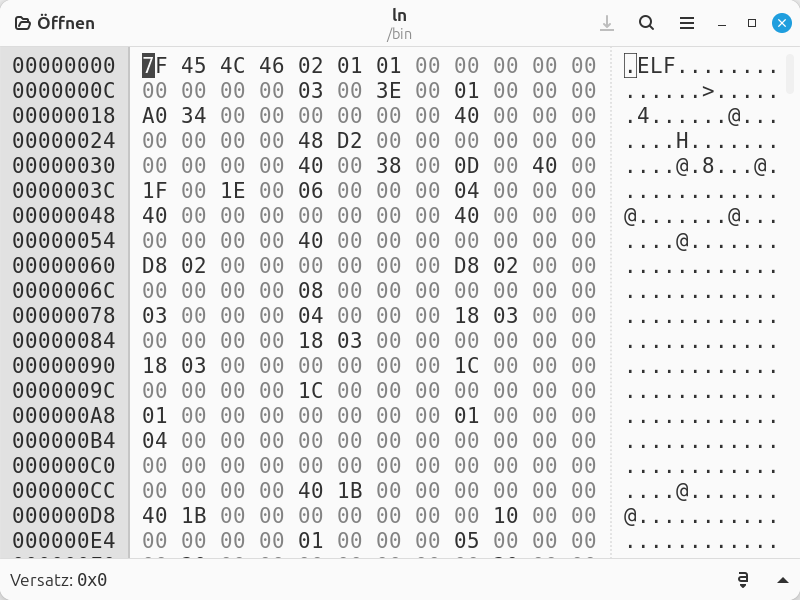 Vom Mausklick zur Maschinensprache (Linux 3)