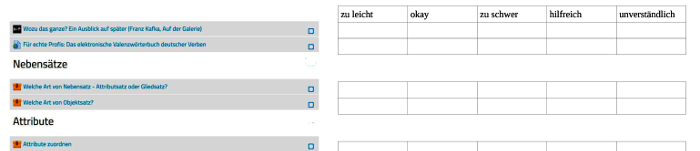 Screenshot Mebis-Auswertung