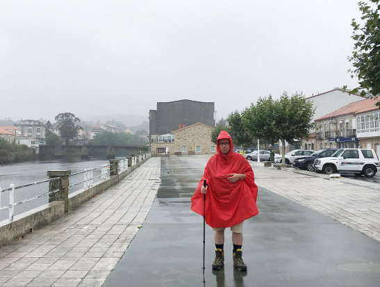 Wandern in Regenkleidung