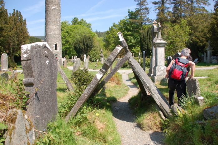 Gräber in Glendalough
