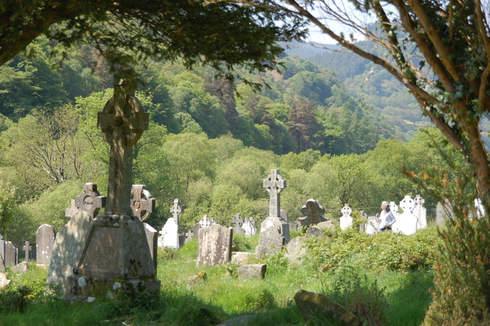 Gräber in Glendalough